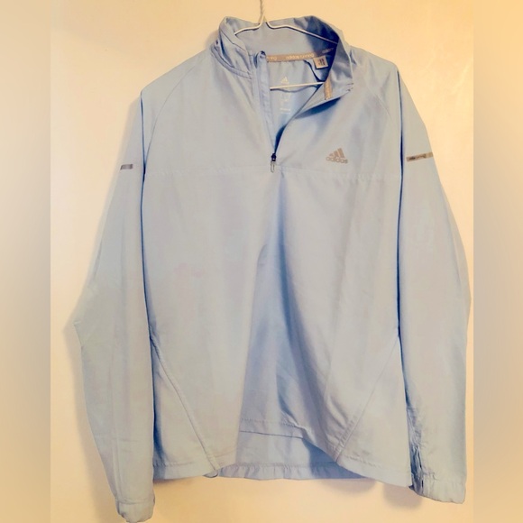 ADIDAS running sports jacket blue M - Picture 1 of 7